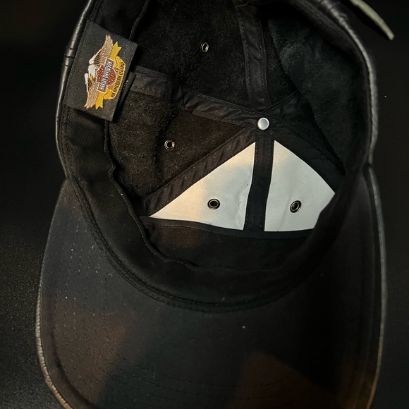 Harley Davidson Leather Anniversary hat - Picture 4 of 4